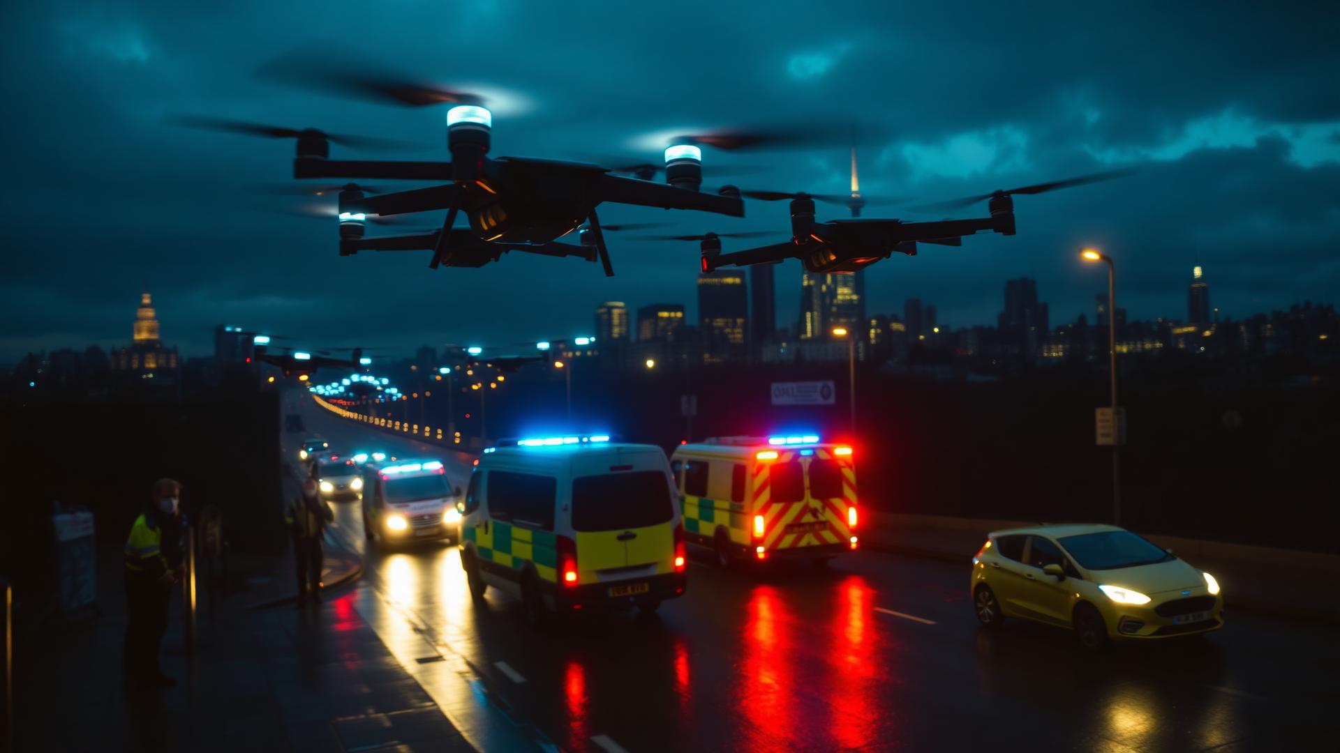 First Responder Drones for Emergency Services